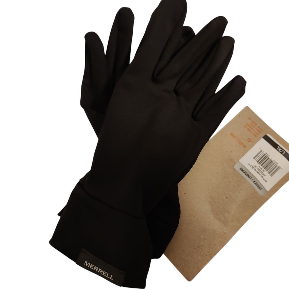 New With Tags Merrell Unisex L/XL Ur Wellness Touch Screen Black Gloves